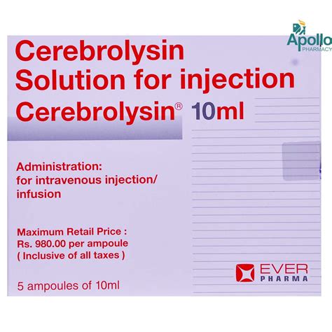 Cochrane Database. . Cerebrolysin price philippines